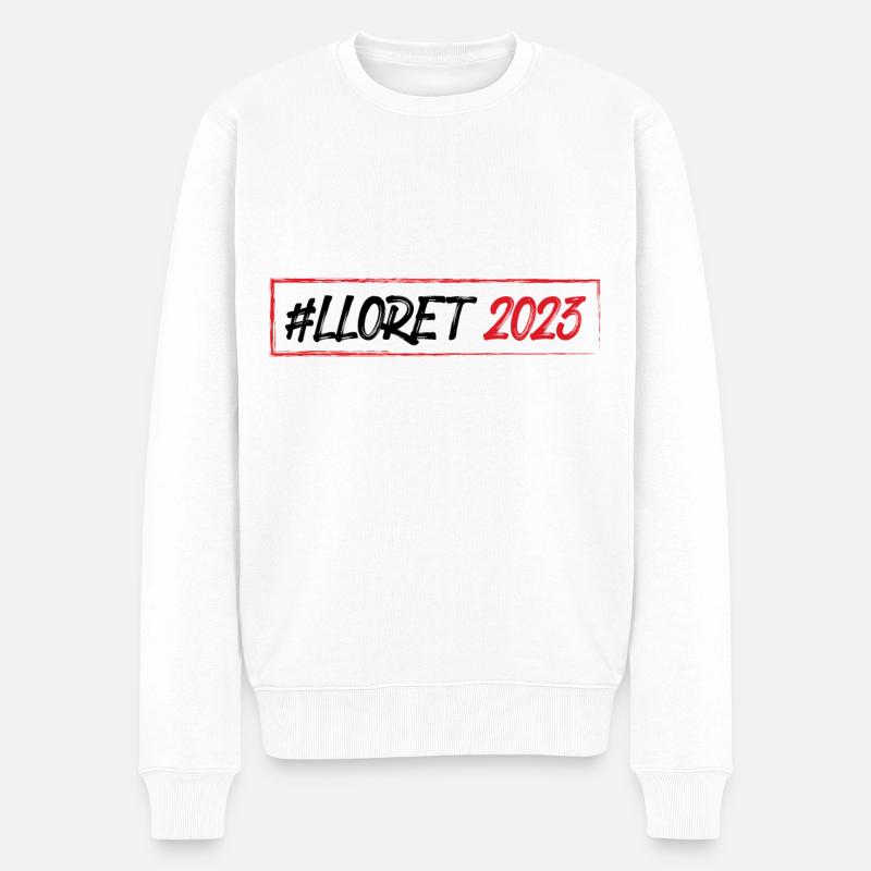 Lloret de Mar 2023 - Pull Premium bio Homme - blanc