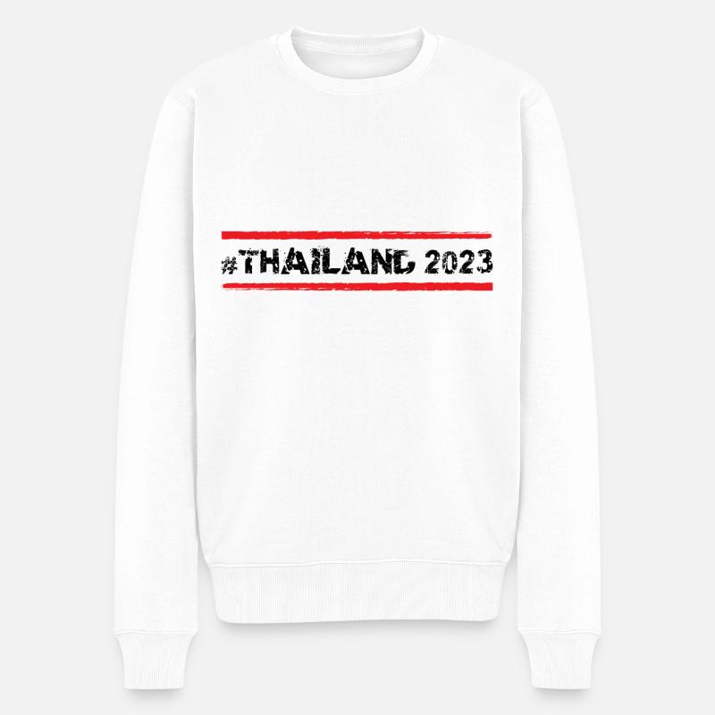 Thaïlande 2023 - Pull Premium bio Homme - blanc