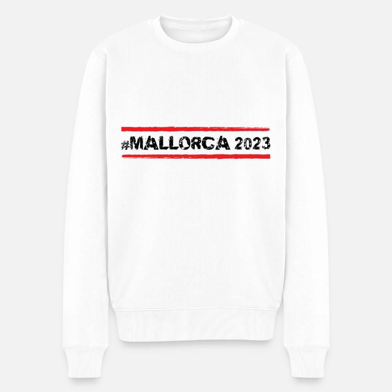 Majorque 2023 - Pull Premium bio Homme - blanc