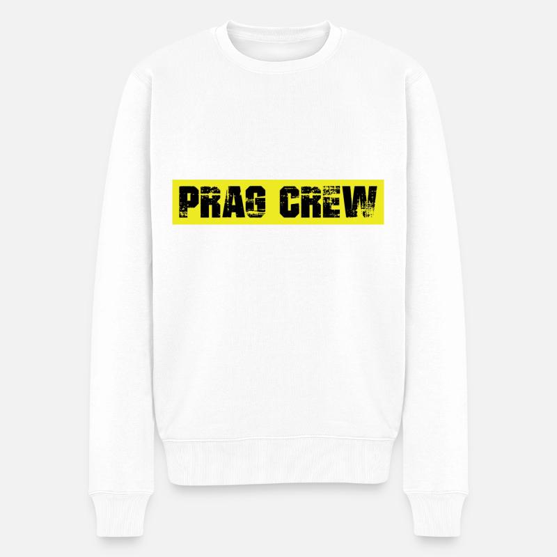 Prague Équipage - Pull Premium bio Homme - blanc