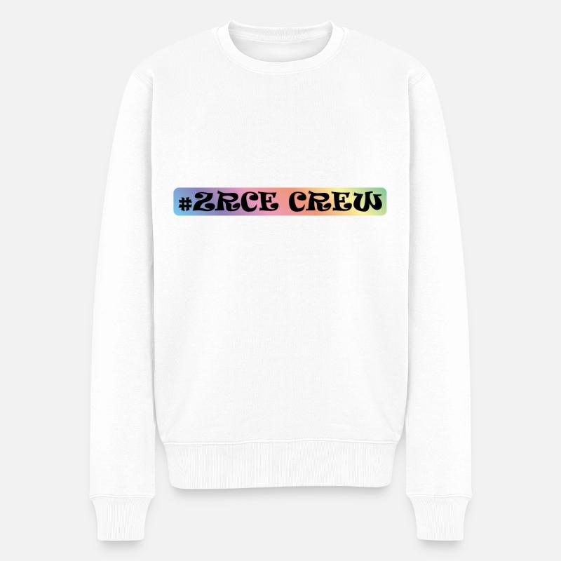 Zrce Crew - Männer Premium Bio Pullover - Weiß