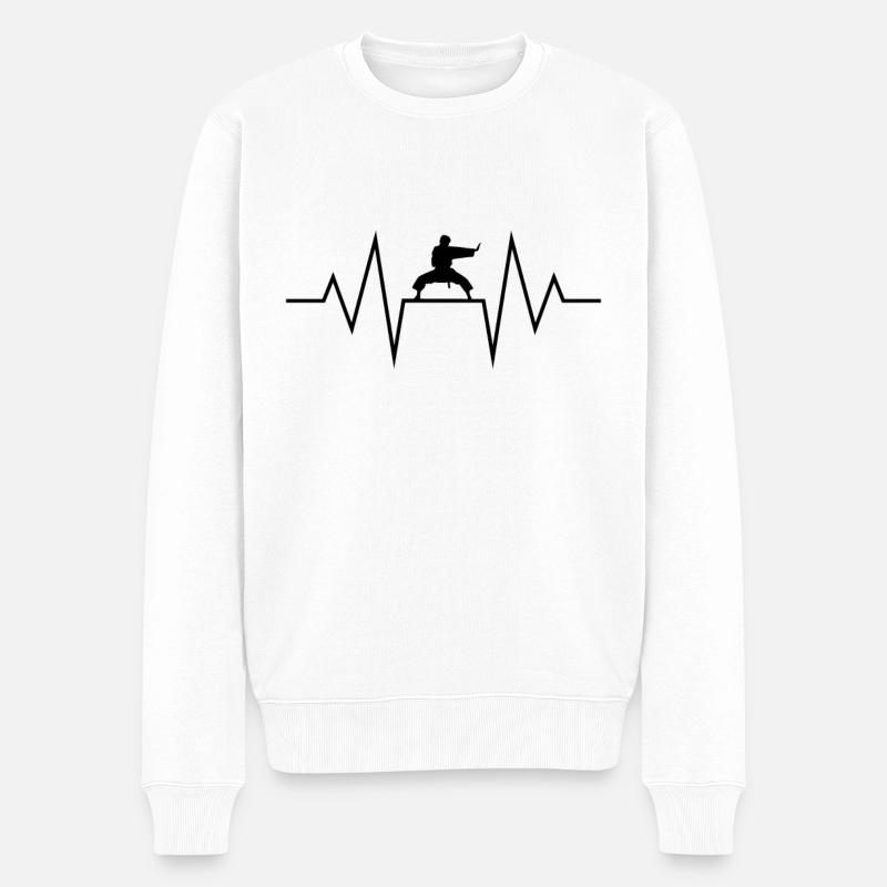 Sports de combat - Pull Premium bio Homme - blanc