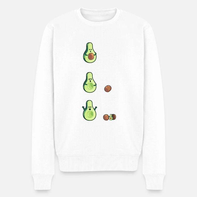 Avocat Grossesse Naissance Bébé Enfant - Pull Premium bio Homme - blanc