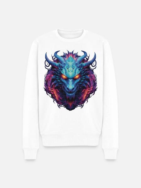 Dragon mystique - Pull Premium bio Homme - blanc