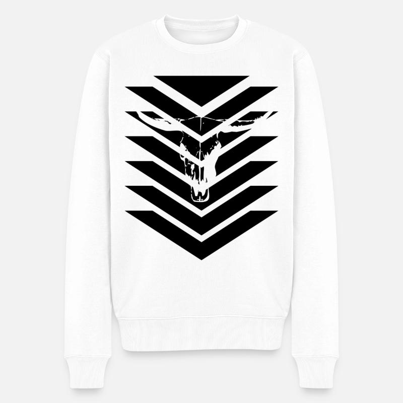 buffle - Pull Premium bio Homme - blanc