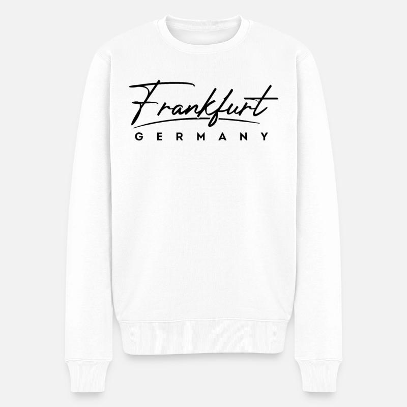 Francfort - Pull Premium bio Homme - blanc