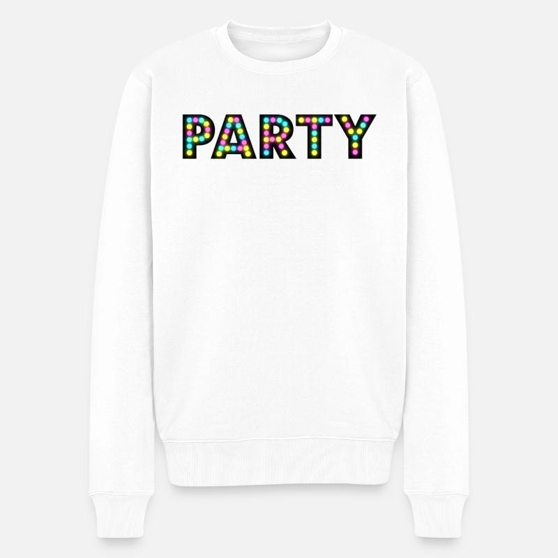 Fête - Pull Premium bio Homme - blanc