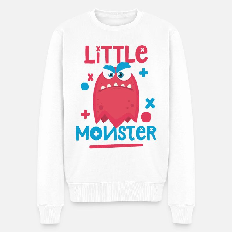 Petit monstre - Pull Premium bio Homme - blanc