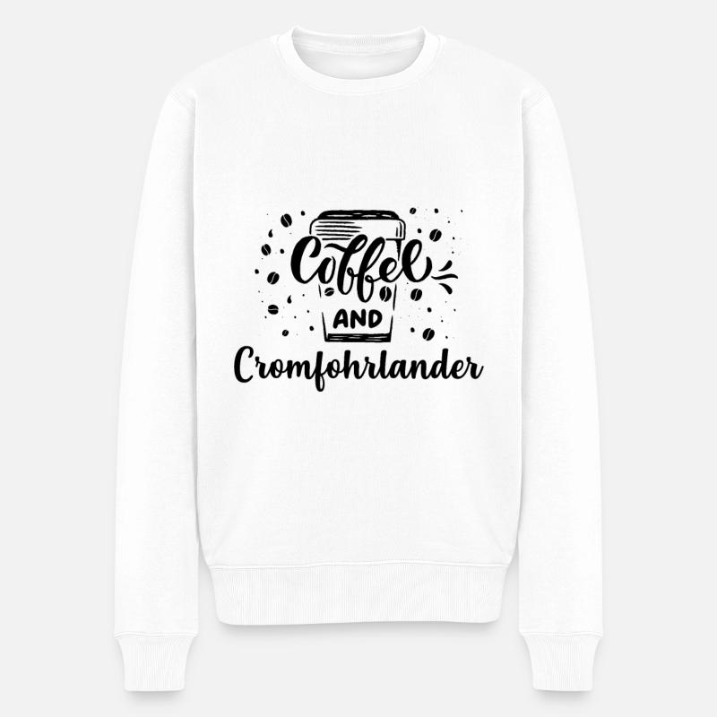 Kromfohrländer - Pull Premium bio Homme - blanc