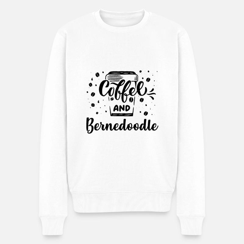 Bernedoodle - Pull Premium bio Homme - blanc