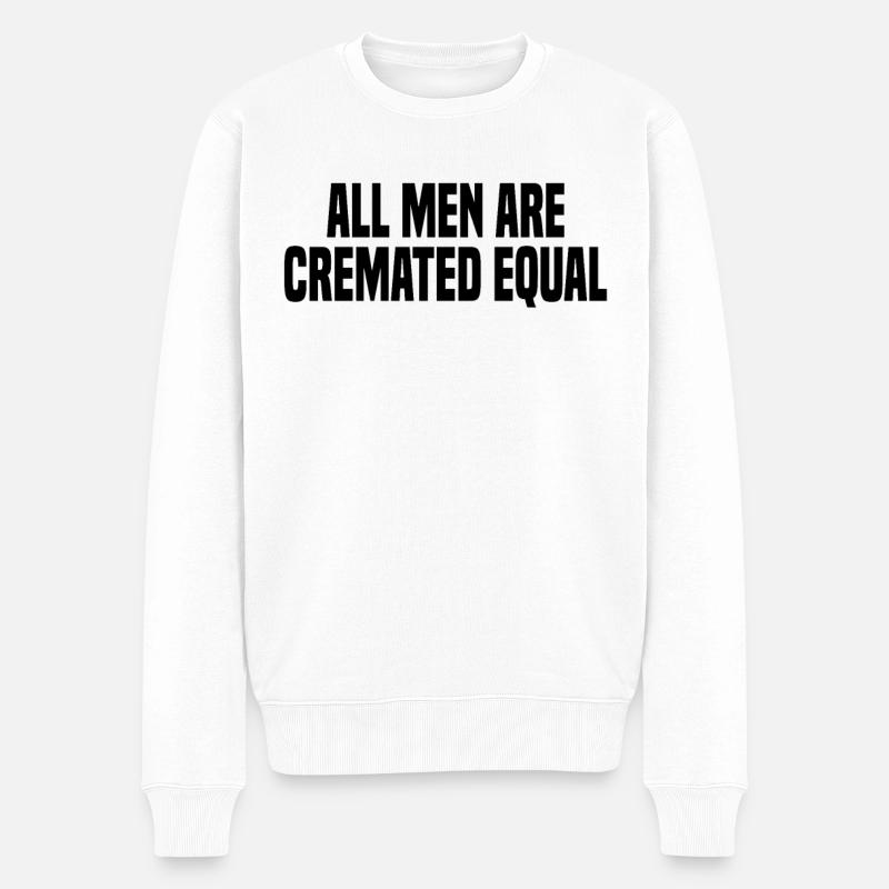 Bestatter Bestattung Einäscherung - Männer Premium Bio Pullover - Weiß