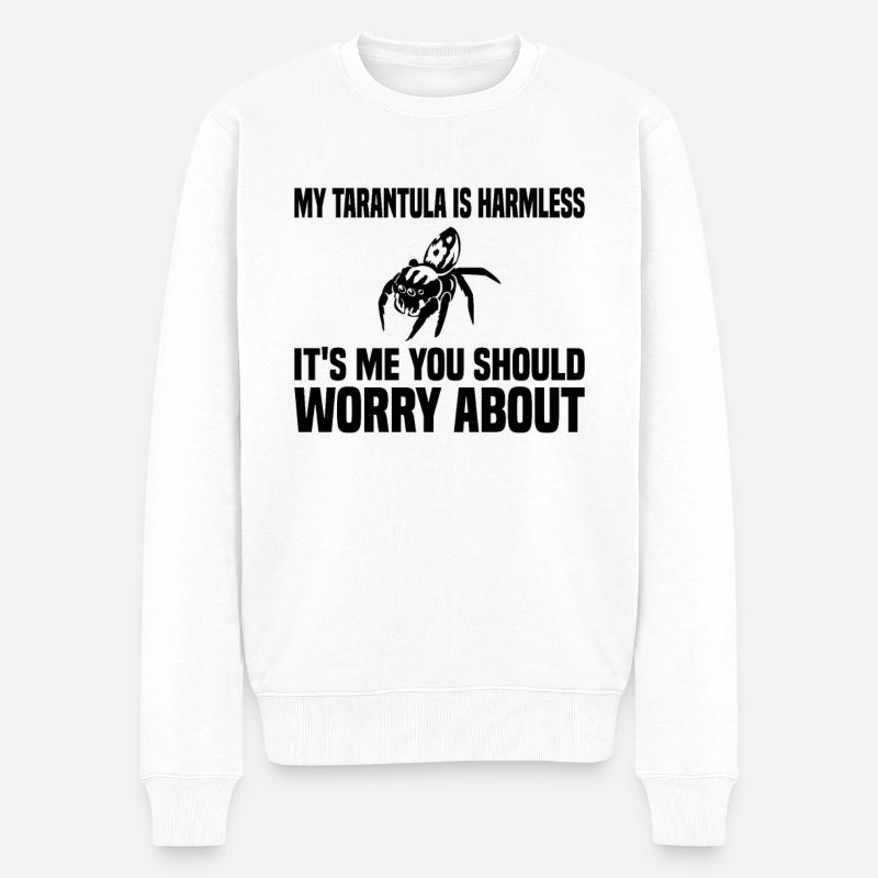 Tarentule animal Tarentule - Pull Premium bio Homme - blanc