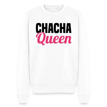 Musique de danse chacha pratiquant le latin - Pull Premium bio Homme - blanc - Devant - Thijin (182cm)