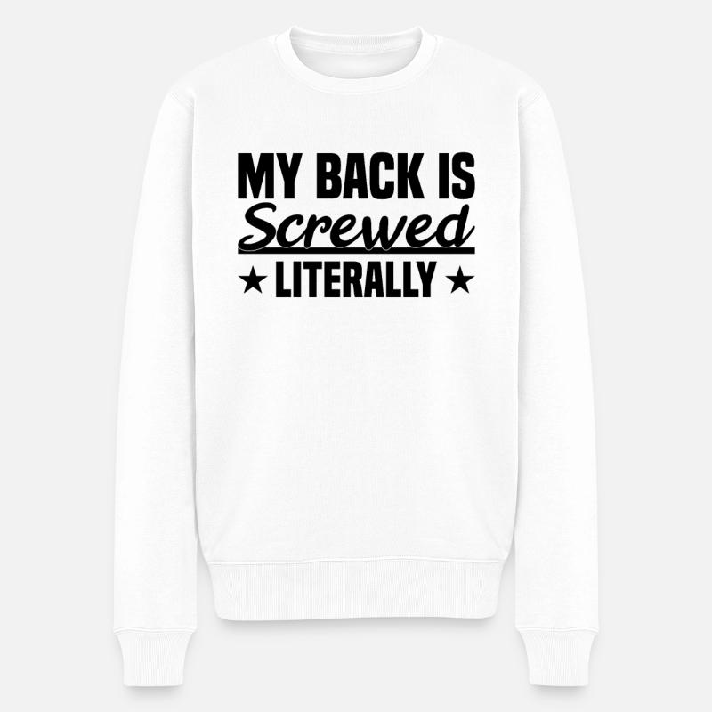 Restauration de l' - Pull Premium bio Homme - blanc