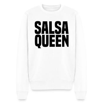 Salsa dansant musique dansante pratiquant le latin - Pull Premium bio Homme - blanc - Devant - Thijin (182cm)