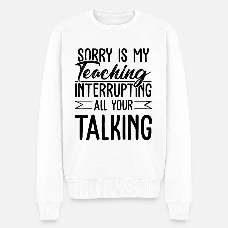 Apprendre enseignants - Pull Premium bio Homme - blanc