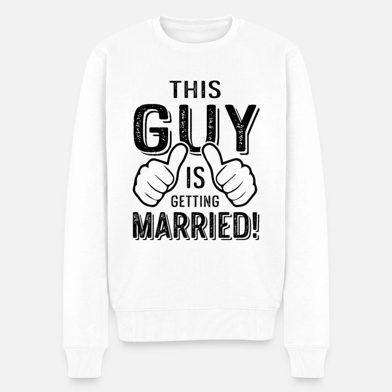 Épouse de mariage - Pull Premium bio Homme - blanc