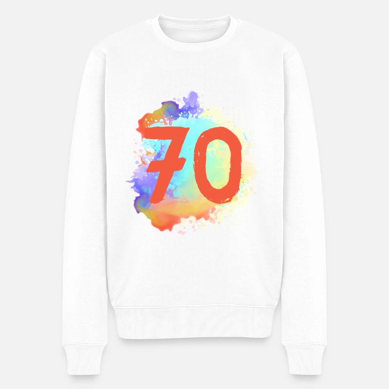 70 Nombre d’objets blob - Pull Premium bio Homme - blanc