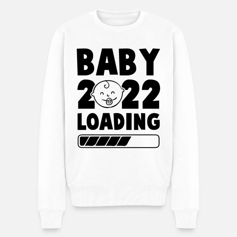 bébé 2022 loading - Pull Premium bio Homme - blanc