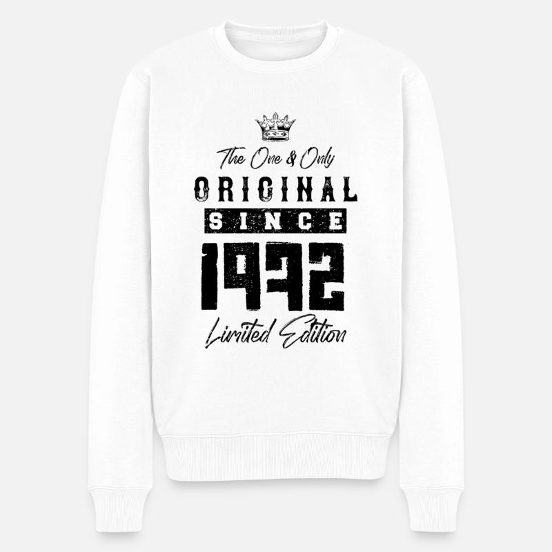 1972 limited edition - Pull Premium bio Homme - blanc