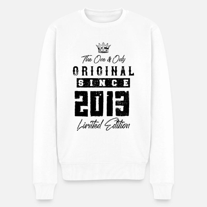 2013 limited edition - Pull Premium bio Homme - blanc