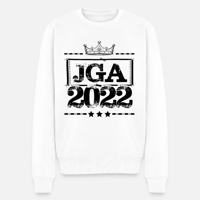 Jga 2022 - Männer Premium Bio Pullover - Weiß