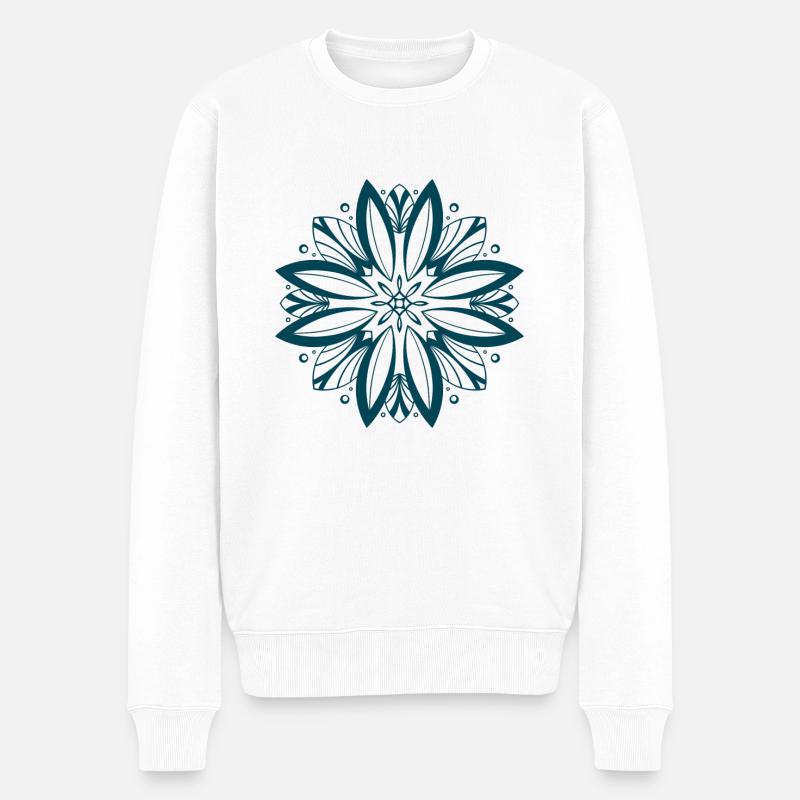 Jungle - Pull Premium bio Homme - blanc