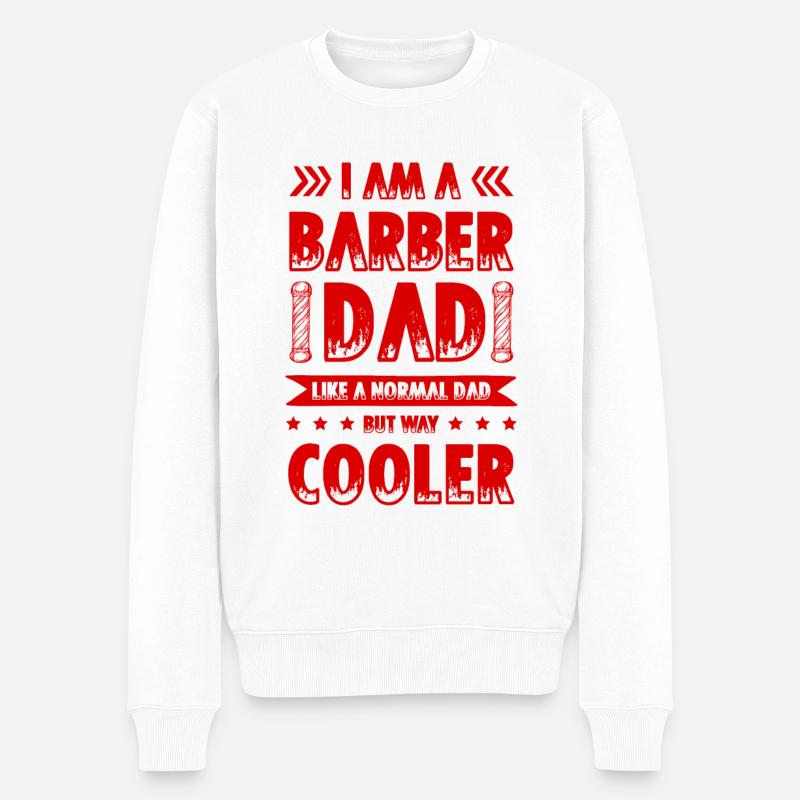 Papa Barbier - Pull Premium bio Homme - blanc