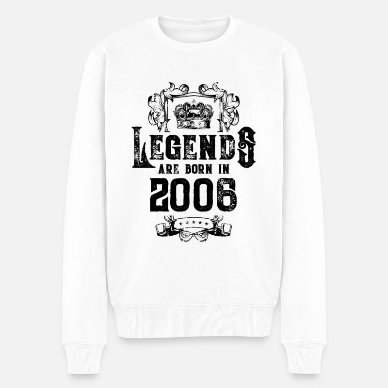 Anniversaire des légendes 2006 - Pull Premium bio Homme - blanc