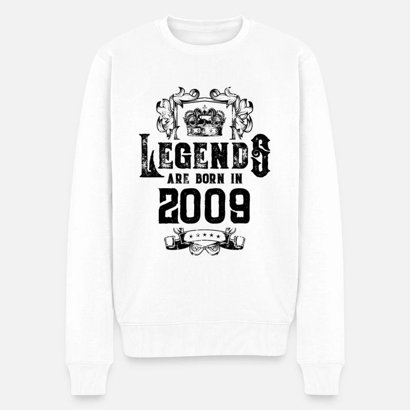 Anniversaire des légendes 2009 - Pull Premium bio Homme - blanc