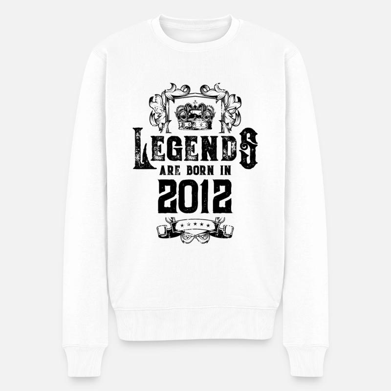 Anniversaire des légendes 2012 - Pull Premium bio Homme - blanc