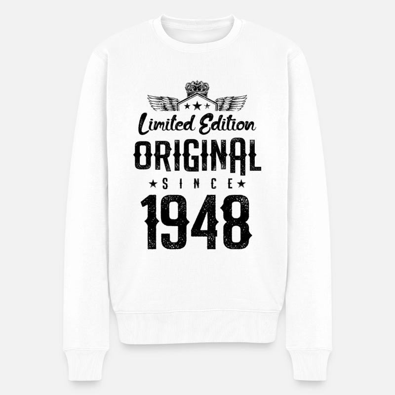 Édition limitée 1948 - Pull Premium bio Homme - blanc