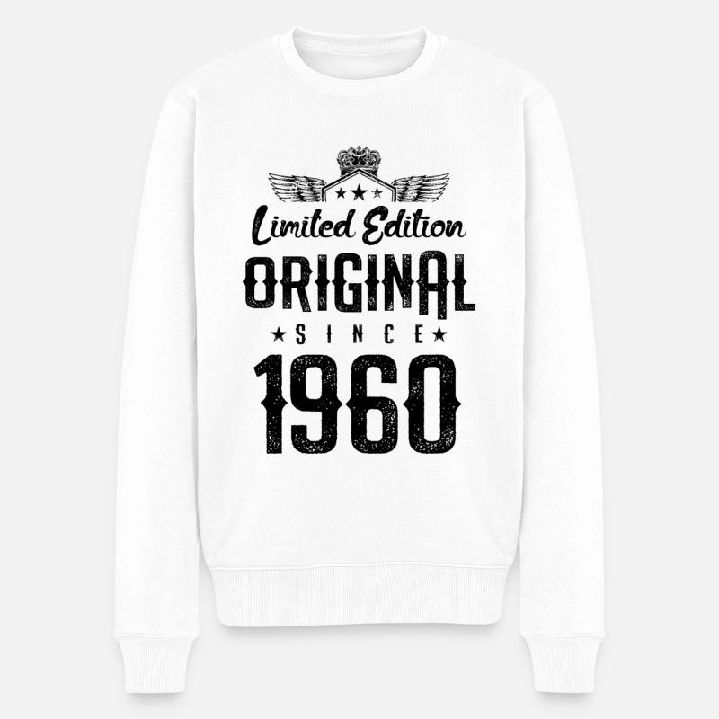 Édition limitée 1960 - Pull Premium bio Homme - blanc