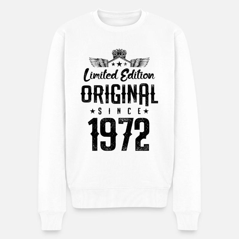 Édition limitée 1972 - Pull Premium bio Homme - blanc