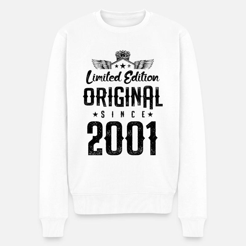 Édition limitée 2001 - Pull Premium bio Homme - blanc
