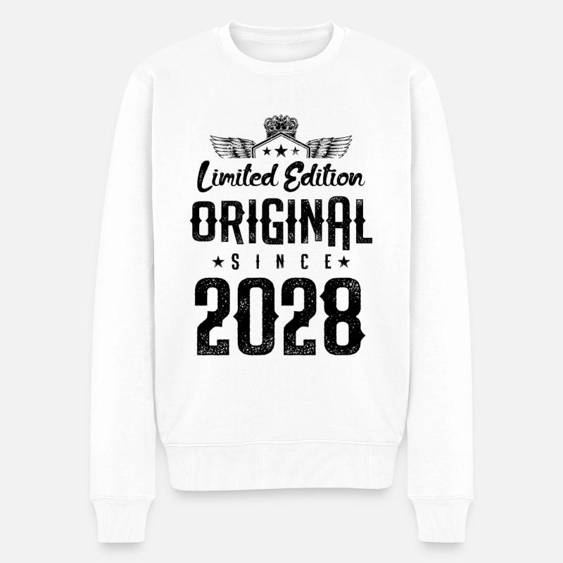 Édition limitée 2028 - Pull Premium bio Homme - blanc