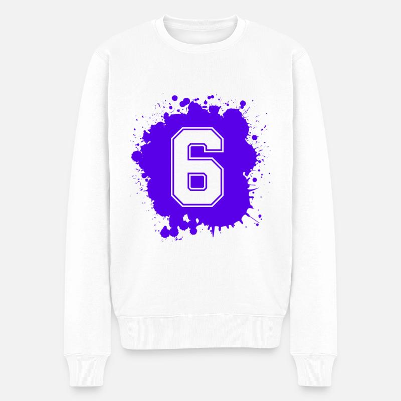 6 Nombre d’objets blob - Pull Premium bio Homme - blanc