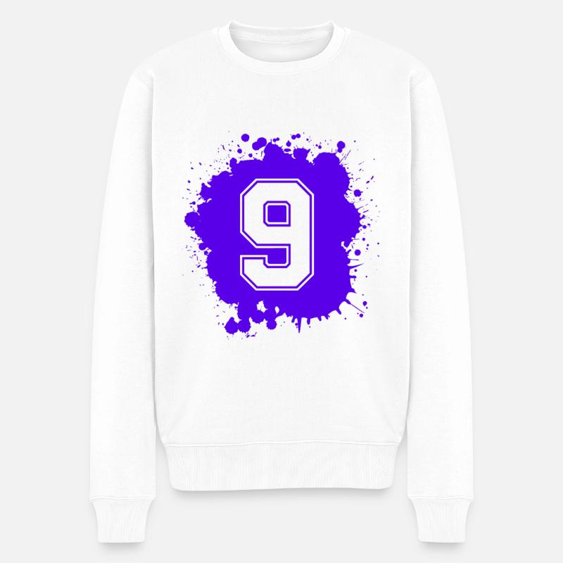 9 Nombre d’objets blob - Pull Premium bio Homme - blanc