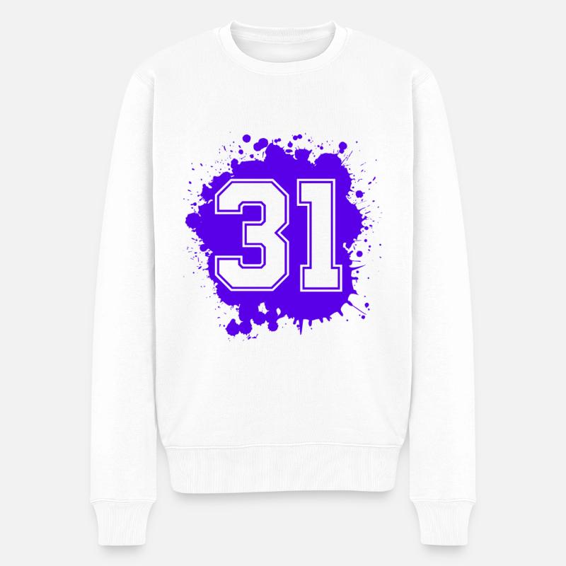 31 Nombre d’objets blob - Pull Premium bio Homme - blanc