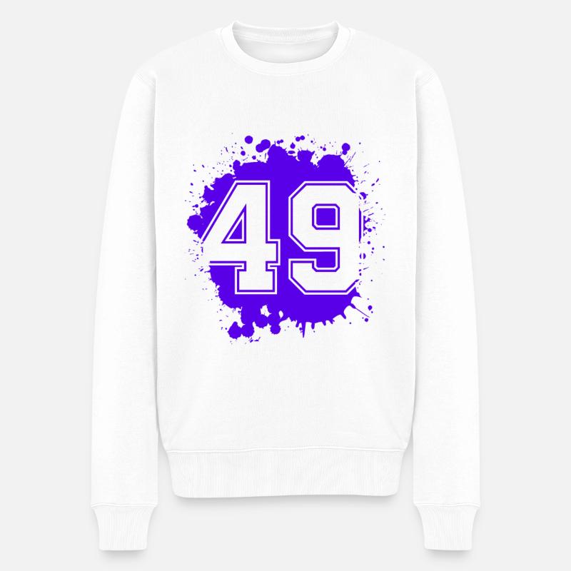49 Nombre d’objets blob - Pull Premium bio Homme - blanc