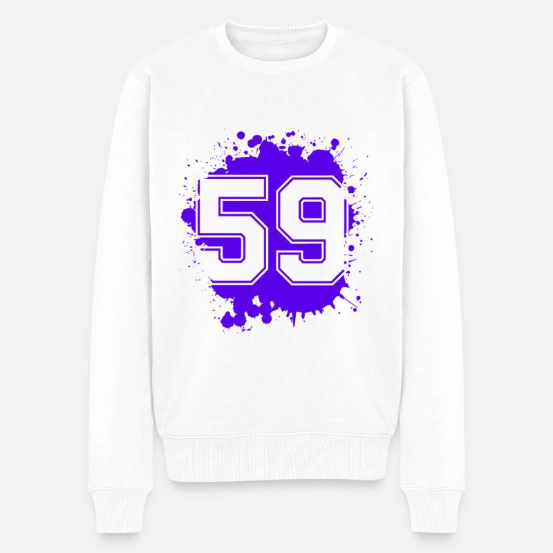 59 Nombre d’objets blob - Pull Premium bio Homme - blanc