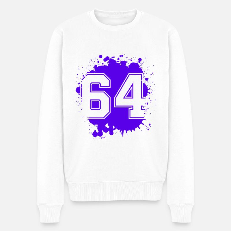 64 Nombre d’objets blob - Pull Premium bio Homme - blanc