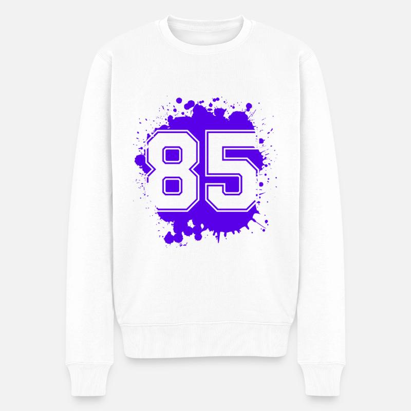 85 Nombre d’objets blob - Pull Premium bio Homme - blanc