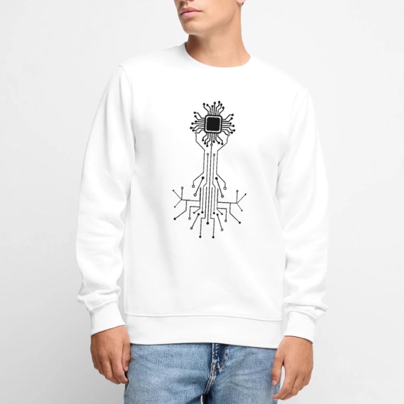 Anatomical Heart CPU Processor Computer Programmer Männer Premium Bio Pullover