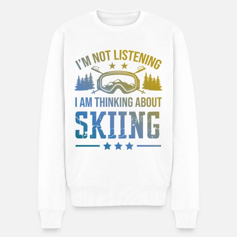 Ski de ski - Pull Premium bio Homme - blanc