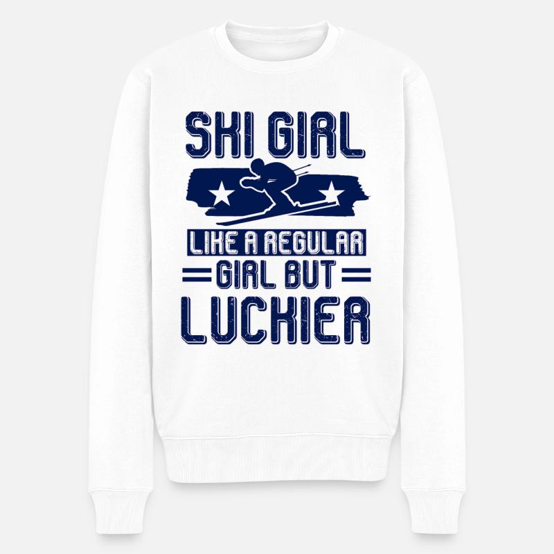 Ski filles - Pull Premium bio Homme - blanc