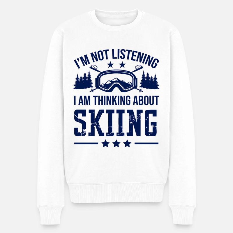 Ski de ski - Pull Premium bio Homme - blanc