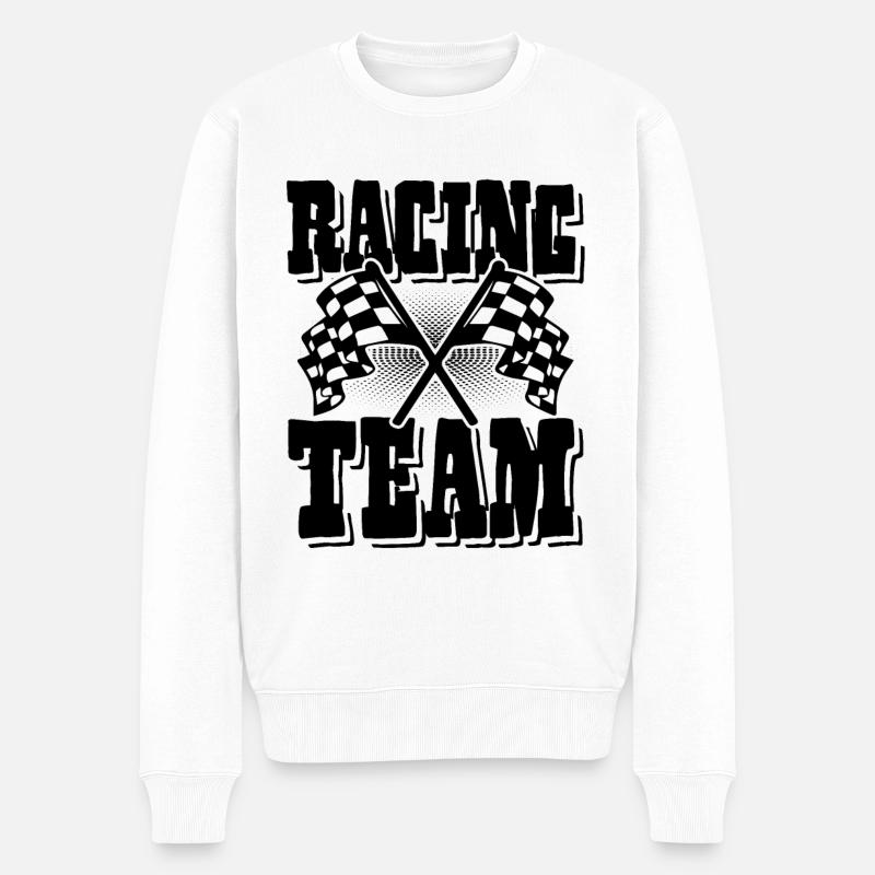 Équipe de course - Pull Premium bio Homme - blanc