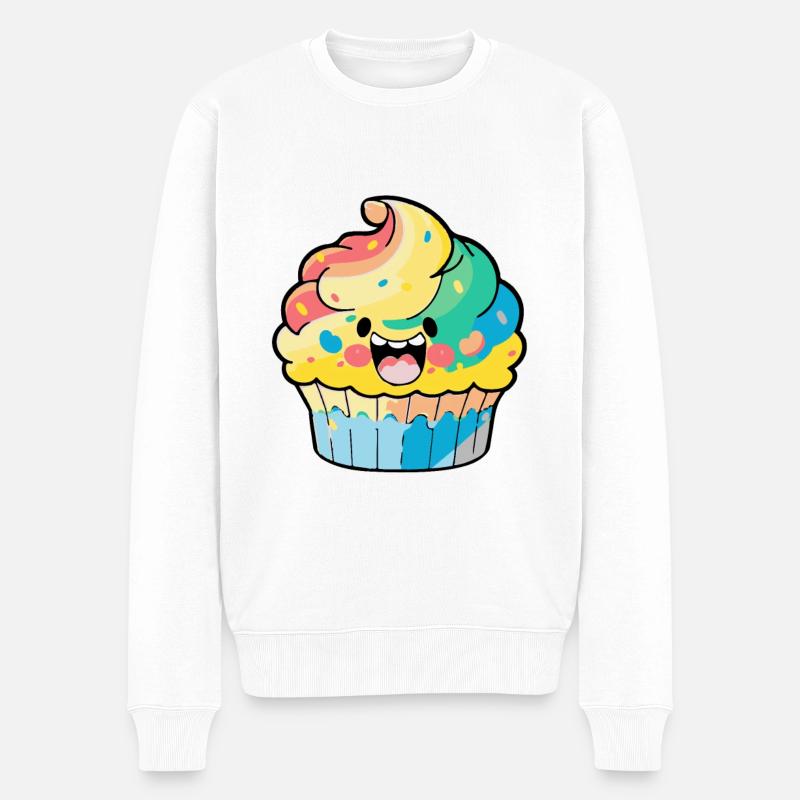 Muffin Comic - Pull Premium bio Homme - blanc