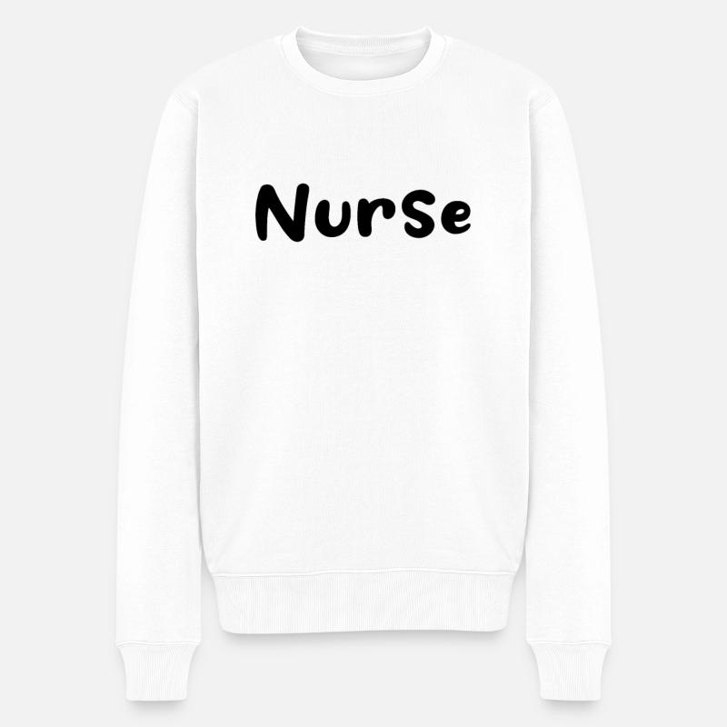 Infirmier - Pull Premium bio Homme - blanc